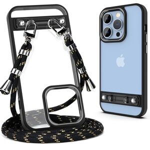 NIB DOB SECHS Cross Body Protective Phone Case With Strap IPhone 15 Pro Max New